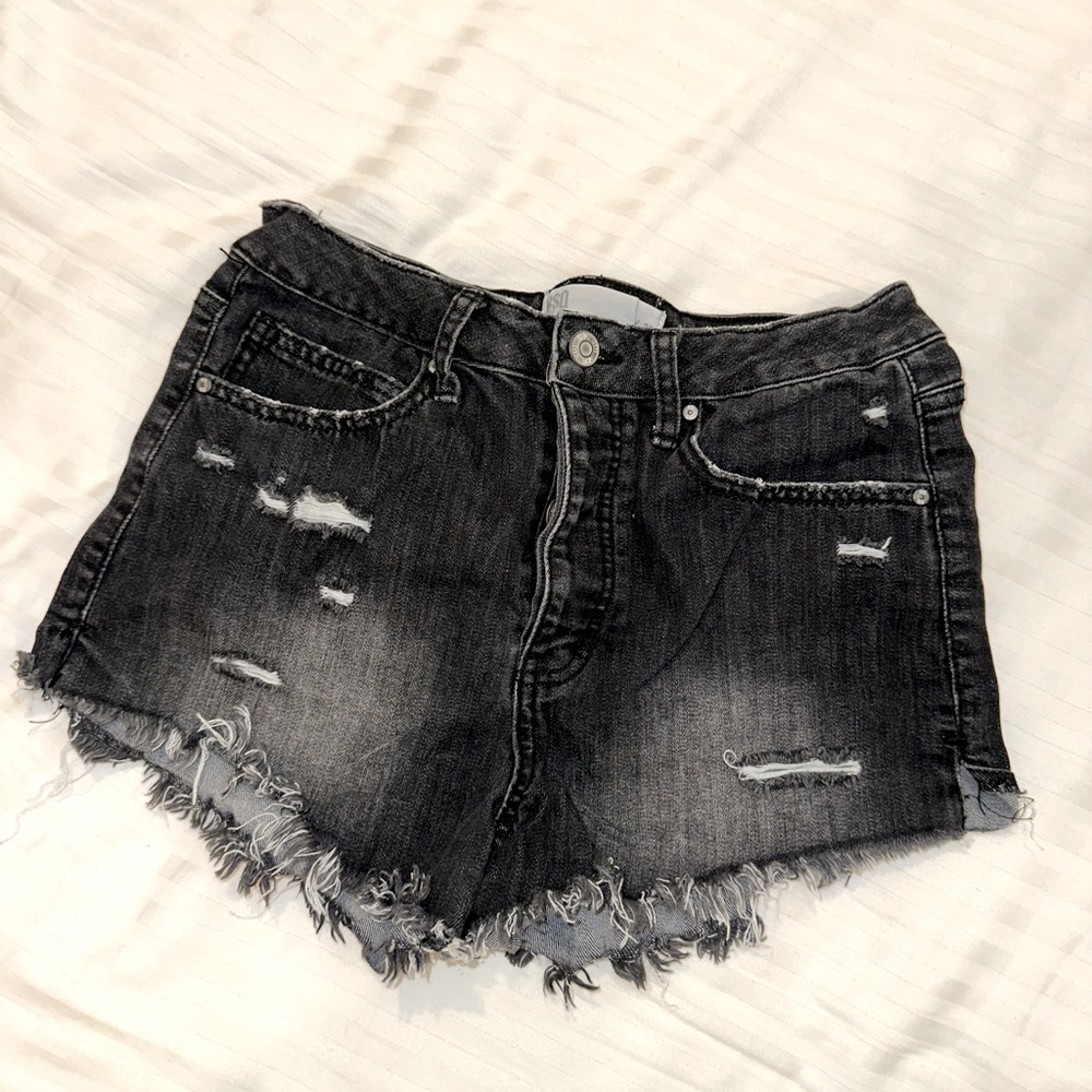 RSQ - Black Denim Shorts
